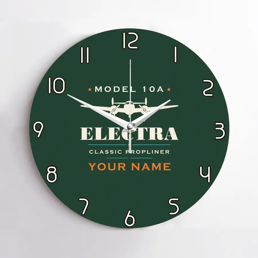 Model 10A Electra - Heritage + Name - No Frame - Dark Green
