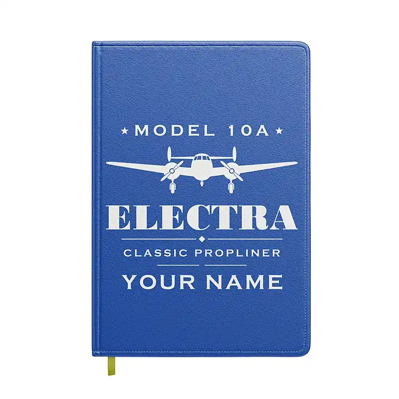 Model 10A Electra - Heritage + Name - Notebook - Blue