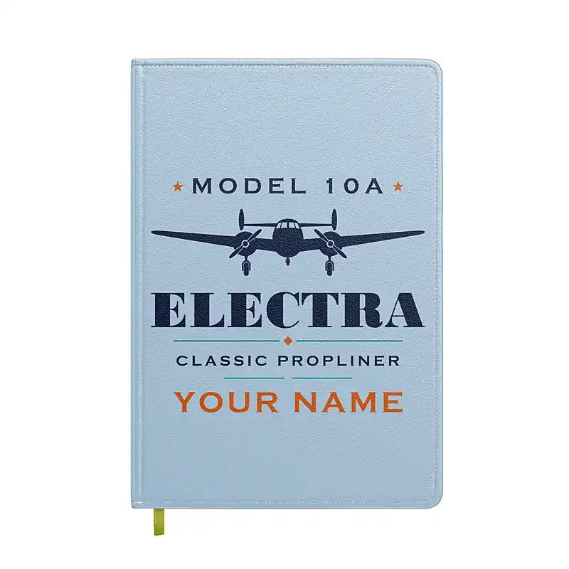 Model 10A Electra - Heritage + Name - Notebook - Light Blue