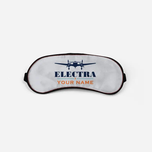 Model 10A Electra - Heritage + Name - Sleep Mask - Light Gray