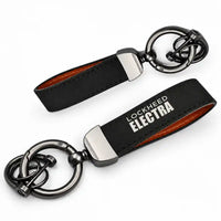 Thumbnail for Model 10A Electra - Leather Key Chain - Horseshoe Buckle - Tag - Black