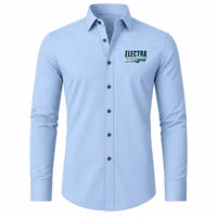 Thumbnail for Model 10A Electra - Long Sleeve Shirt - Cartoon - Light Blue