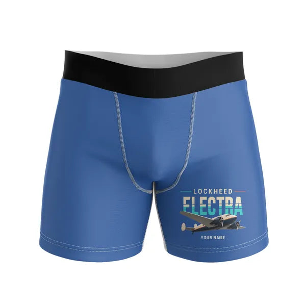 Model 10A Electra - Men Boxers - Original + Name - Blue