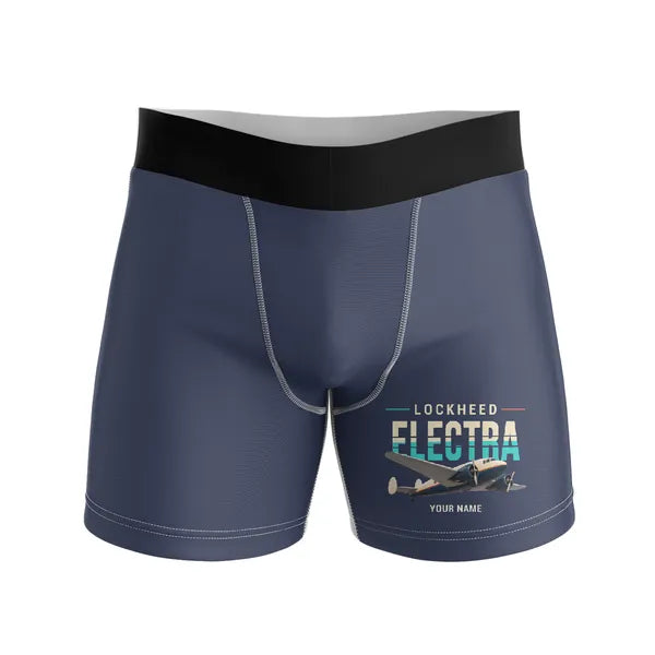 Model 10A Electra - Men Boxers - Original + Name - Navy Blue