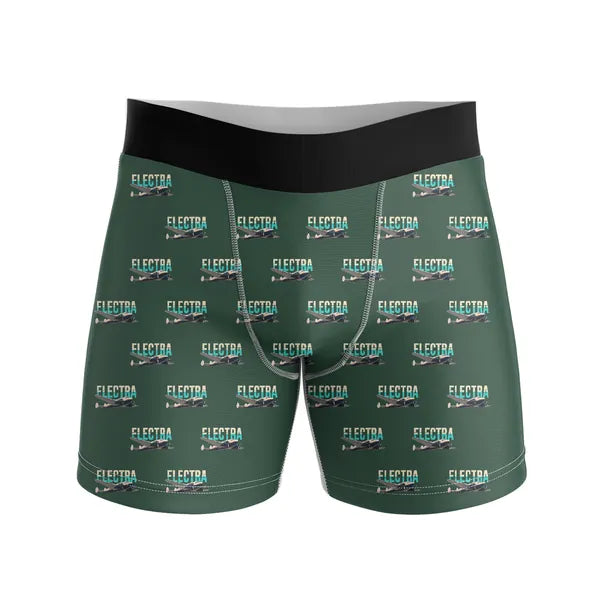 Model 10A Electra - Men Boxers - Original Pattern - Dark Green