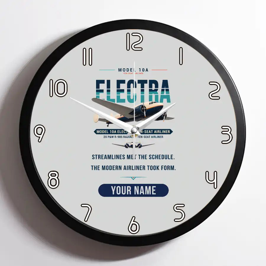 Model 10A Electra - Original + Name - Framed - Light Gray