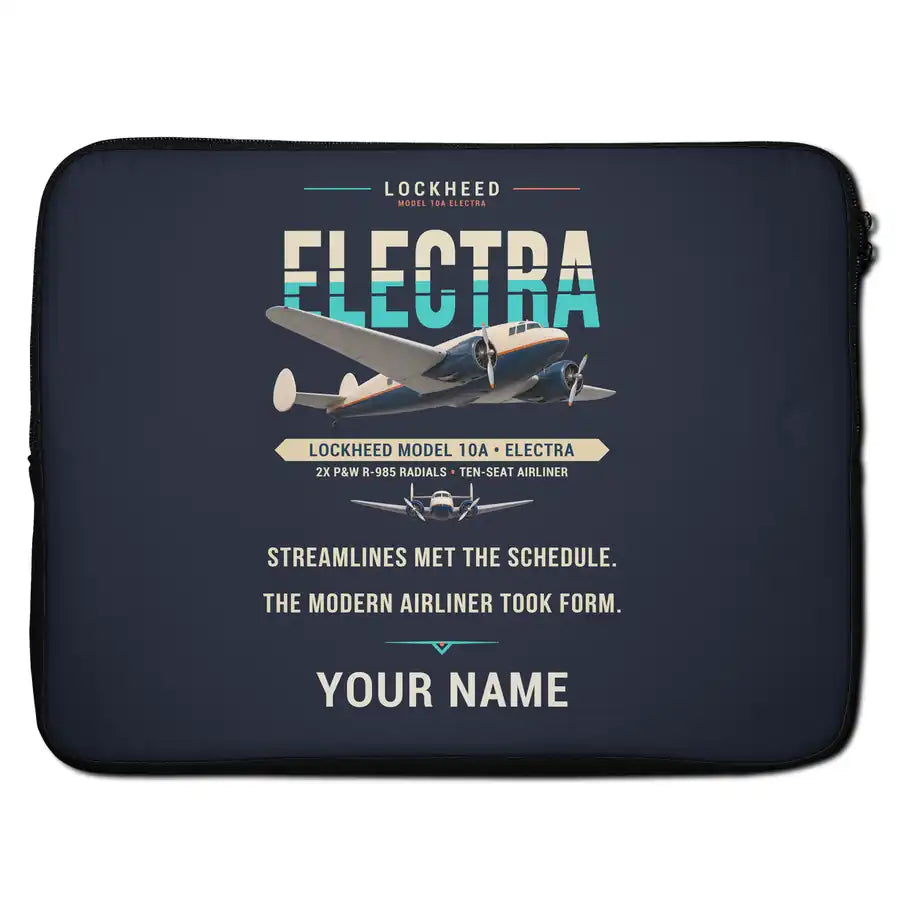 Model 10A Electra - Original + Name - Laptop Sleeve