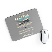 Thumbnail for Model 10A Electra - Original + Name - Mouse Pad - Gray