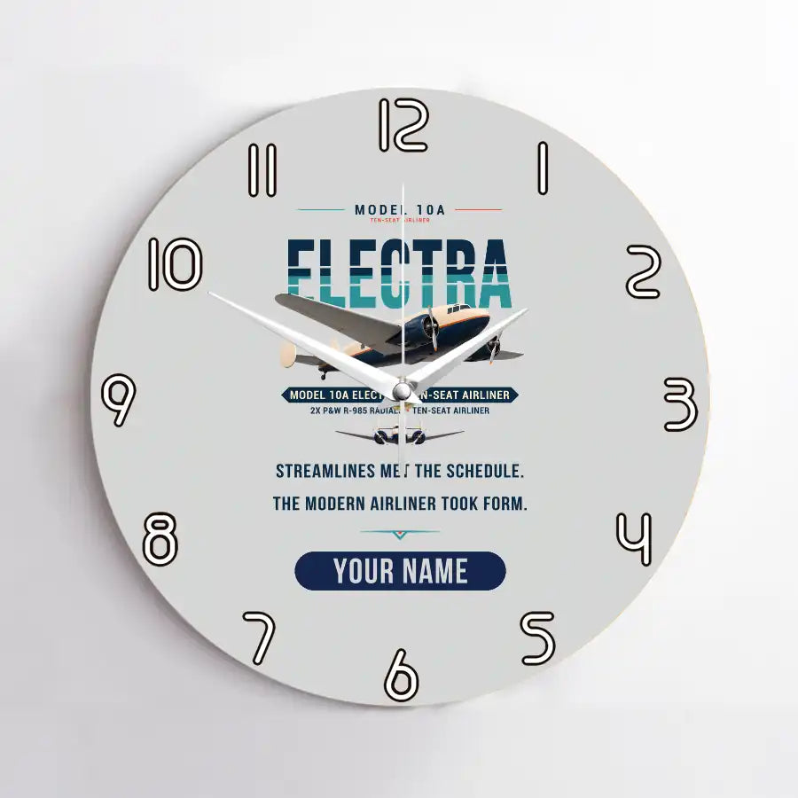 Model 10A Electra - Original + Name - No Frame - Light Gray