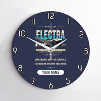 Thumbnail for Model 10A Electra - Original + Name - No Frame - Navy Blue