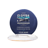 Thumbnail for Model 10A Electra - Original + Name - Pin - Navy Blue