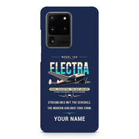 Thumbnail for Model 10A Electra - Original + Name - Samsung Case - Navy Blue