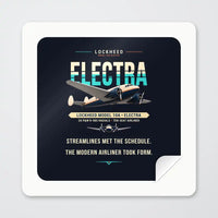 Thumbnail for Model 10A Electra - Original - Square Sticker - Peel