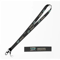 Thumbnail for Model 10A Electra Lanyard & ID Holders lanyard - Original - Black