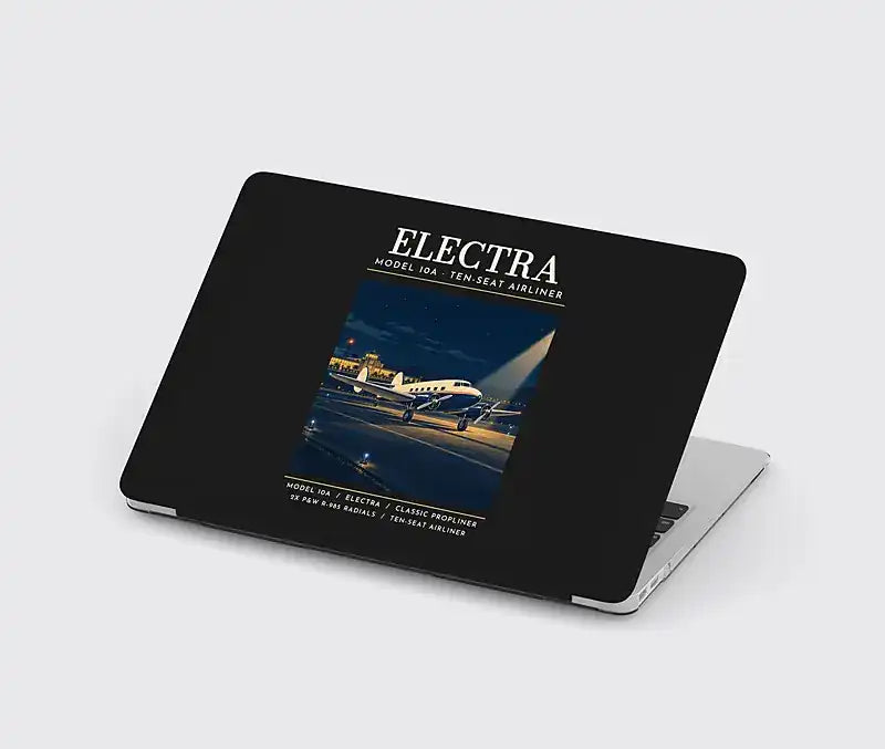 Model 10A Electra - Poster - MacBook Case - Black
