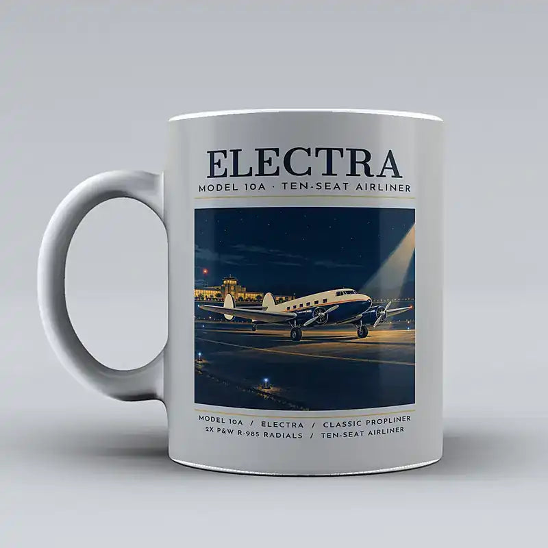 Model 10A Electra - Poster - Mug - Light Gray