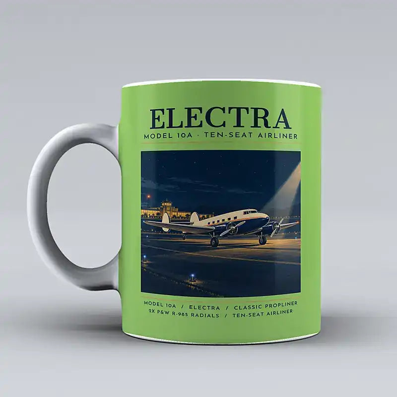 Model 10A Electra - Poster - Mug - Light Green