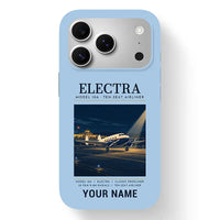 Thumbnail for Model 10A Electra - Poster + Name - MagSafe iPhone 17 Pro - Light Blue