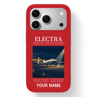 Thumbnail for Model 10A Electra - Poster + Name - MagSafe iPhone 17 Pro - Red