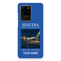 Thumbnail for Model 10A Electra - Poster + Name - Samsung Case - Blue