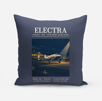 Thumbnail for Model 10A Electra - Poster - Pillow - Navy Blue