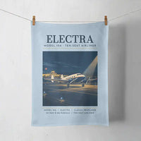 Thumbnail for Model 10A Electra - Poster - Towel - Light Blue