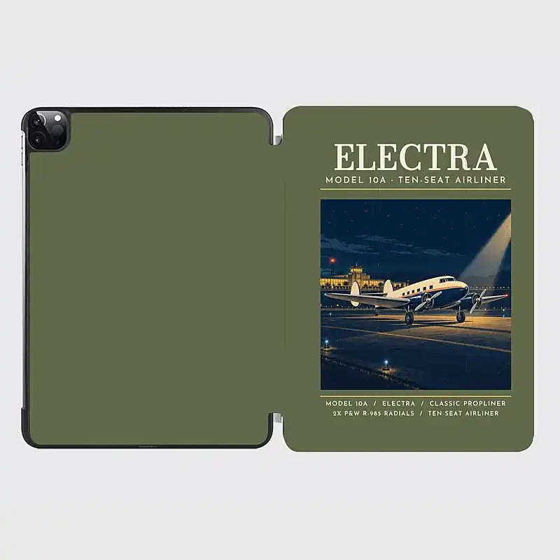 Model 10A Electra - Poster - iPad Case - Green Army