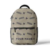 Thumbnail for Model 18 Lodestar - 3D Backpack - 3D Pattern + Name - Beige