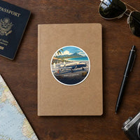 Thumbnail for Model 18 Lodestar - 3D + Name - Circle Sticker - Notebook