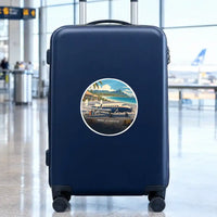 Thumbnail for Model 18 Lodestar - 3D + Name - Circle Sticker - Suitcase