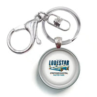 Thumbnail for Model 18 Lodestar - Cartoon - Circle Key Chain - White