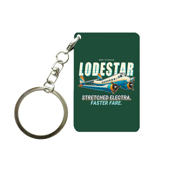 Model 18 Lodestar - Cartoon - Key Chain - Dark Green