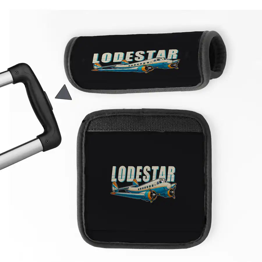 Model 18 Lodestar - Cartoon - Luggage Handle Cover - Black