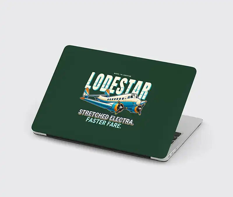Model 18 Lodestar - Cartoon - MacBook Case - Dark Green