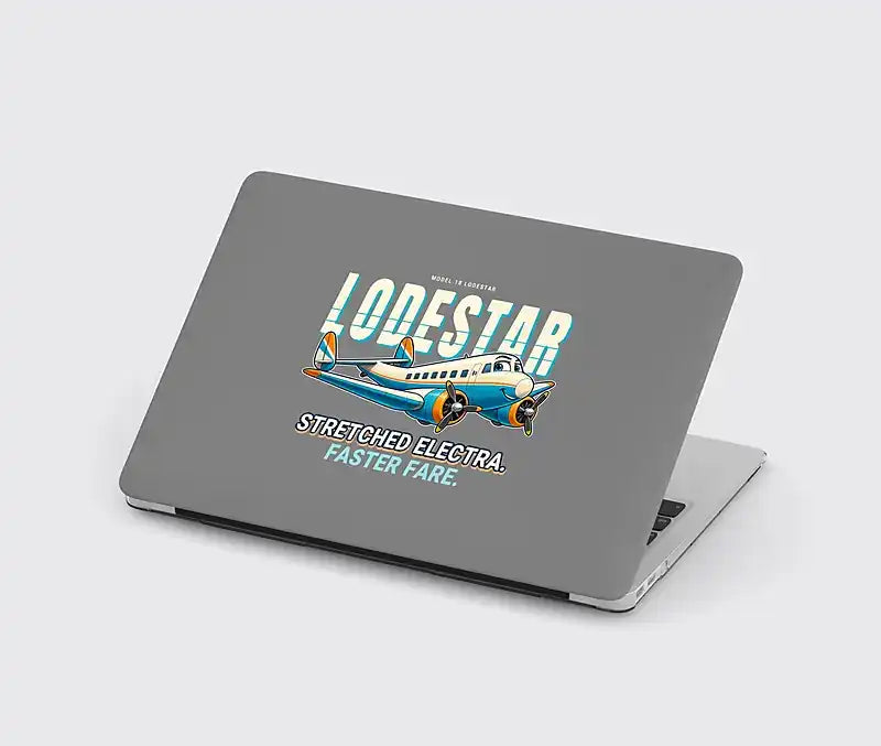 Model 18 Lodestar - Cartoon - MacBook Case - Gray