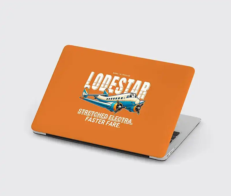 Model 18 Lodestar - Cartoon - MacBook Case - Orange