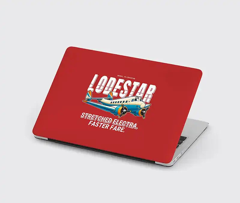 Model 18 Lodestar - Cartoon - MacBook Case - Red