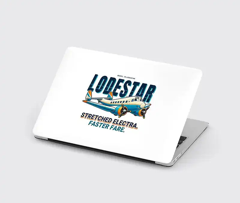 Model 18 Lodestar - Cartoon - MacBook Case - White