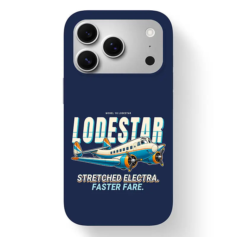 Model 18 Lodestar - Cartoon - MagSafe iPhone 17 Pro - Navy Blue