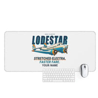 Thumbnail for Model 18 Lodestar - Cartoon + Name - Desk Mat - White