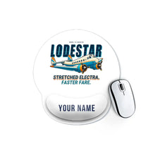Thumbnail for Model 18 Lodestar - Cartoon + Name - Ergonomic Mouse Pad - White