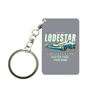 Thumbnail for Model 18 Lodestar - Cartoon + Name - Key Chain - Gray