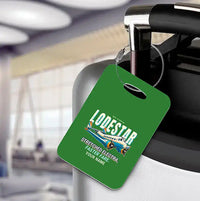 Thumbnail for Model 18 Lodestar - Cartoon + Name - Luggage Tag - Green