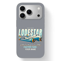 Thumbnail for Model 18 Lodestar - Cartoon + Name - MagSafe iPhone 17 Pro - Gray