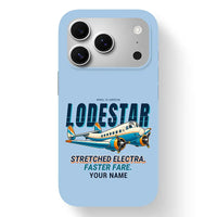 Thumbnail for Model 18 Lodestar - Cartoon + Name - MagSafe iPhone 17 Pro - Light Blue