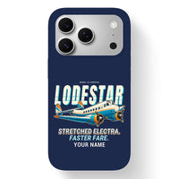 Thumbnail for Model 18 Lodestar - Cartoon + Name - MagSafe iPhone 17 Pro - Navy Blue