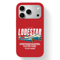 Thumbnail for Model 18 Lodestar - Cartoon + Name - MagSafe iPhone 17 Pro - Red