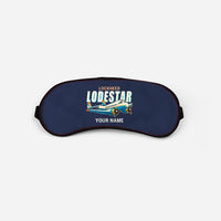 Thumbnail for Model 18 Lodestar - Cartoon + Name - Sleep Mask - Navy Blue