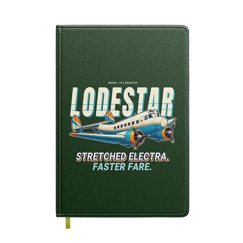 Model 18 Lodestar - Cartoon - Notebook - Dark Green