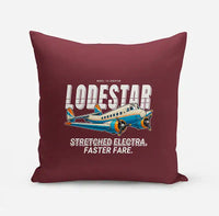 Thumbnail for Model 18 Lodestar - Cartoon - Pillow - Dark Red